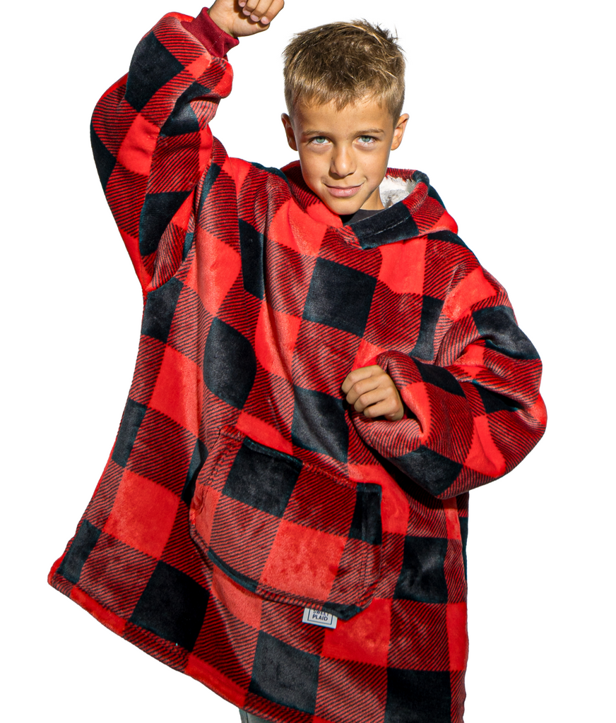 SweetPlaid™ Kids - Cuadros - Sudadera Cobija Infantil