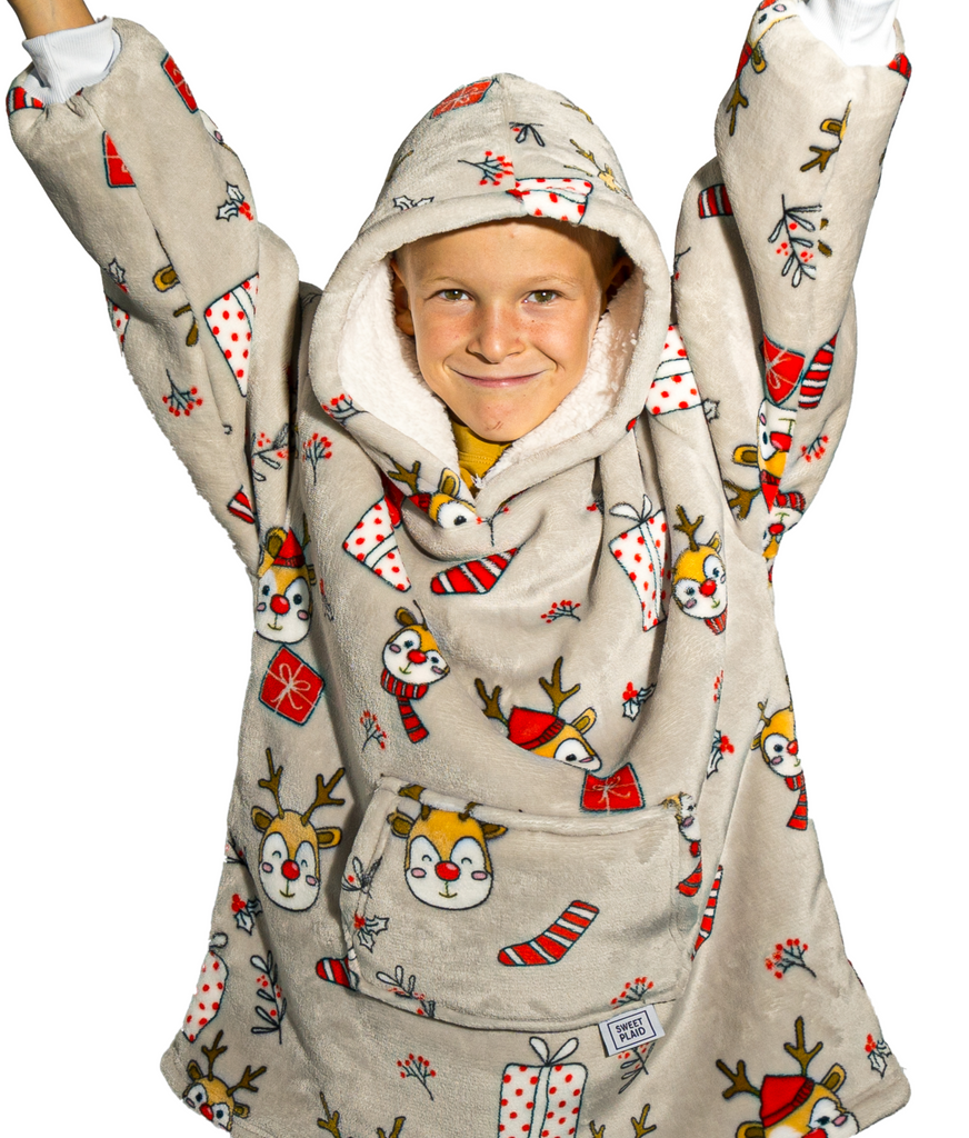 SweetPlaid™ Kids - Navidad - Sudadera Cobija Infantil